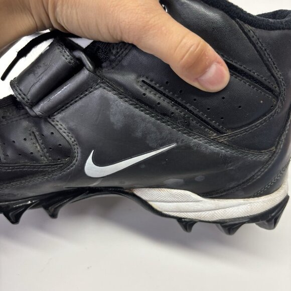 Nike Phylon Football Cleats 308384-011 Black Men’s Sz 10 Sports Outdoor Shoes - Picture 10 of 10